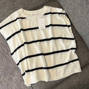 Striped Sleeveless Sweater Tank